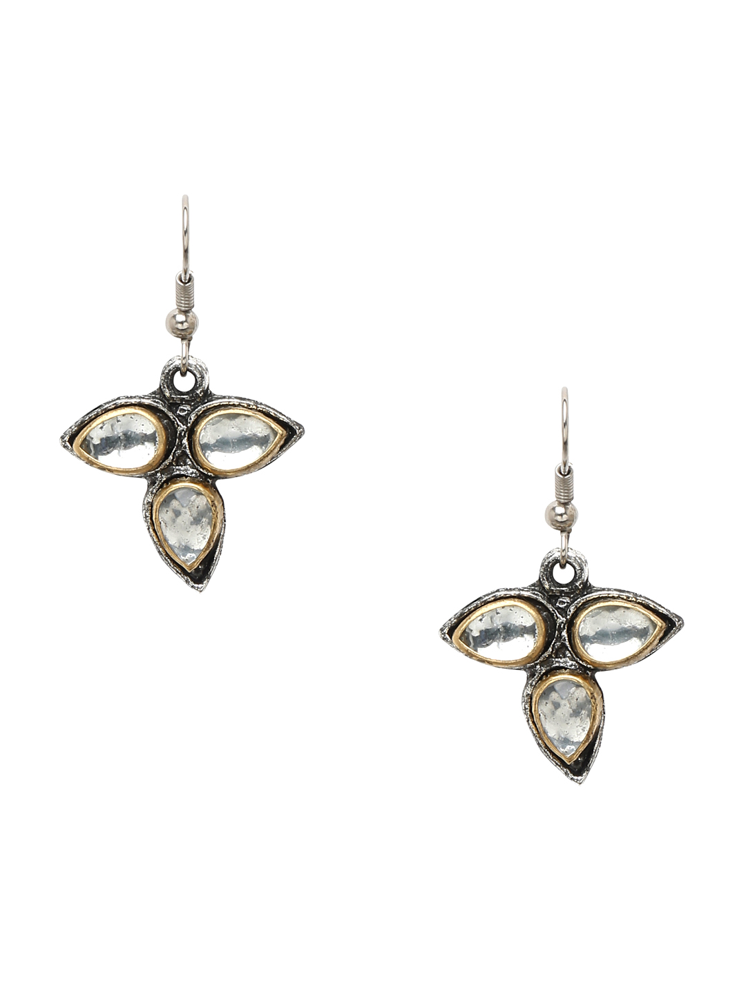 YouBella Jewellery Oxidised Silver Necklace Jewellery Set with Earrings for Girls and Women (Silver) (YBNK_50519)
